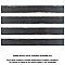 Retro Nero 2-3/4" x 23-1/2" Porcelain Floor & Wall Tile - 24 Tiles Per Case - 11.52 Sq. Ft.