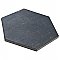 Retro Mini Hex Blue 7" x 8" Porcelain Floor & Wall Tile - Sold Per Case of 36 - 11.16 Sq. Ft.