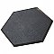 Retro Mini Hex Nero 7" x 8" Porcelain Floor & Wall Tile - Sold Per Case of 36 - 11.16 Sq. Ft.