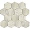 Retro Hex Blanc 14-1/8" x 16-1/4" Porcelain Tile - Sold Per Case of 9 - 11.05  Square Feet