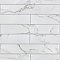 Tinos White 3-1/8" x 17-3/8" Porcelain Floor & Wall Tile - 30 Tiles Per Case - 12.0 Sq. Ft.