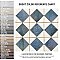 Kings Arles Blue 13" x 13" Ceramic Floor and Wall Tile - 10 Tiles Per Case - 12.0 Square Feet