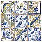 Kings Campania Amalfi 13" x 13" Ceramic Floor and Wall Tile - 10 Tiles Per Case - 12.0 Square Feet