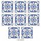 Kings Campania Minori 13" x 13" Ceramic Floor and Wall Tile - 10 Tiles Per Case - 12.0 Square Feet