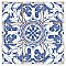 Kings Campania Minori 13" x 13" Ceramic Floor and Wall Tile - 10 Tiles Per Case - 12.0 Square Feet