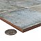 Kings Etna Blue 13-1/8" x 13-1/8" Ceramic Floor & Wall Tile - 10 Tiles Per Case - 12.2 Sq. Ft.