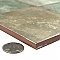 Kings Etna Sage 13-1/8" x 13-1/8" Ceramic Floor & Wall Tile - 10 Tiles Per Case - 12.2 Sq. Ft.