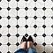 Merzoni Yard Marquina 13" x 13" Porcelain Floor and Wall Tile - 10 Tiles Per Case - 12.0 Square Feet