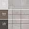 Kings Sea White 13" x 13" Ceramic Floor and Wall Tile - 10 Tiles Per Case - 12.0 Square Feet