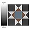 Vanity Nouveau 13" x 13" Porcelain Floor & Wall Tile - 10 Tiles Per Case - 12.0 Sq. Ft.