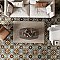 Kings Barna Born 17-5/8" x 17-5/8" Ceramic Floor and Wall Tile - 5 Tiles Per Case - 10.95 Square Feet