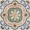 Kings Barna Raval 17-5/8" x 17-5/8" Ceramic Floor and Wall Tile - 5 Tiles Per Case - 10.95 Square Feet