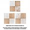 Kings Clay Checker Sand 17-3/4" x 17-3/4" Ceramic Tile - Sold Per Case of 5 - 11.17 Square Feet Per Case