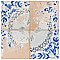 Kings Luxe Heritage Ornate 17-5/8" x 17-5/8" Ceramic Floor & Wall Tile - Sold Per Case of 5 - 10.95 Sq. Ft.
