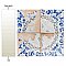 Kings Luxe Heritage Ornate 17-5/8" x 17-5/8" Ceramic Floor & Wall Tile - Sold Per Case of 5 - 10.95 Sq. Ft.