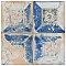 Kings Luxe Heritage Square 17-5/8" x 17-5/8" Ceramic Floor & Wall Tile - Sold Per Case of 5 - 10.95 Sq. Ft.