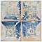 Kings Luxe Heritage Square 17-5/8" x 17-5/8" Ceramic Floor & Wall Tile - Sold Per Case of 5 - 10.95 Sq. Ft.