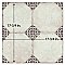 Kings Field Black 17-3/4" x 17-3/4" Porcelain Floor and Wall Tile - 5 Tiles Per Case - 11.1 Square Feet
