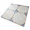 Kings Field Blue 17-3/4" x 17-3/4" Porcelain Floor and Wall Tile - 5 Tiles Per Case - 11.1 Square Feet