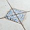 Kings Field Blue 17-3/4" x 17-3/4" Porcelain Floor and Wall Tile - 5 Tiles Per Case - 11.1 Square Feet