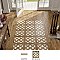 Kings Forest Lattice Calcatta Mix 17-5/8" x 17-5/8" Ceramic Floor and Wall Tile - 5 Tiles Per Case - 10.95 Square Feet