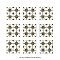 Kings Star Supernova Nero 17-3/4" x 17-3/4" Porcelain Floor and Wall Tile - 5 Tiles Per Case - 11.1 Square Feet