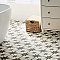 Kings Star Supernova Nero 17-3/4" x 17-3/4" Porcelain Floor and Wall Tile - 5 Tiles Per Case - 11.1 Square Feet