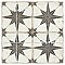 Kings Star Supernova Nero 17-3/4" x 17-3/4" Porcelain Floor and Wall Tile - 5 Tiles Per Case - 11.1 Square Feet