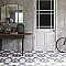 Kings Sena Azul  17-3/4" x 17-3/4" Porcelain Floor & Wall Tile - 5 Tiles Per Case - 11.1 Sq. Ft.