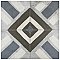 Kings Sena Azul  17-3/4" x 17-3/4" Porcelain Floor & Wall Tile - 5 Tiles Per Case - 11.1 Sq. Ft.