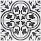 Merzoni Ornate Marquina 17-7/8" x 17-7/8" Porcelain Floor & Wall Tile - 5 Tiles Per Case - 11.25 Sq. Ft.