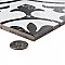 Merzoni Ornate Marquina 17-7/8" x 17-7/8" Porcelain Floor & Wall Tile - 5 Tiles Per Case - 11.25 Sq. Ft.