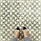 Kings Nouveau Sage 17-5/8" x 17-5/8" Ceramic Floor and Wall Tile - 5 Tiles Per Case - 10.95 Square Feet