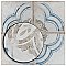 Kings Root Blossom 17-5/8" x 17-5/8" Ceramic Floor & Wall Tile - Sold Per Case of 5 - 10.95 Sq. Ft.