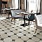 Kings Yard Blue 17-5/8" x 17-5/8" Ceramic Floor & Wall Tile - 5 Tiles Per Case - 10.95 Sq. Ft.