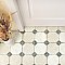 Kings Yard Blue 17-5/8" x 17-5/8" Ceramic Floor & Wall Tile - 5 Tiles Per Case - 10.95 Sq. Ft.