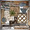 Kings Forest Natural 2-7/8"x17-3/4" Ceramic Floor and Wall Tile - 25 Tiles Per Case - 9.25 Square Feet
