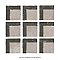 Kings Brush Line 8-3/4" x 8-3/4" Porcelain Floor and Wall Tile - 13 Tiles Per Case - 7.15 Square Feet