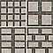 Kings Brush Line 8-3/4" x 8-3/4" Porcelain Floor and Wall Tile - 13 Tiles Per Case - 7.15 Square Feet