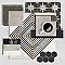 Kings Brush Line 8-3/4" x 8-3/4" Porcelain Floor and Wall Tile - 13 Tiles Per Case - 7.15 Square Feet