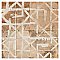 Kings Alora Décor 17-5/8" x 17-5/8" Ceramic Floor and Wall Tile - 5 Tiles Per Case - 10.95 Square Feet
