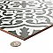 Berkeley Black II 17-5/8" x 17-5/8" Ceramic Floor/Wall Tile - 6 Tiles Per Case - 13.14 Sq. Ft.