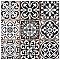 Faenza Nero 13" x 13" Ceramic Tile - Per Case of 10 - 12 Sq. Ft. Per Case