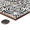 Faenza Nero 13" x 13" Ceramic Tile - Per Case of 10 - 12 Sq. Ft. Per Case