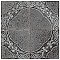 Kings Jaipur Black 17-5/8" x 17-5/8" Ceramic Floor and Wall Tile - 5 Tiles Per Case - 10.95 Square Feet