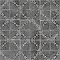 Kings Jaipur Black 17-5/8" x 17-5/8" Ceramic Floor and Wall Tile - 5 Tiles Per Case - 10.95 Square Feet