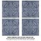 Saja Cyan 13" x 13" Ceramic Tile - Sold Per Case of 10 - 12.20 Square Feet