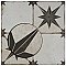 Kings Star Ara Nero 17.63"x17.63" Ceramic Floor and Wall Tile - Per Case of 5 -10.95 Square Feet