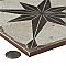 Kings Star Ara Nero 17.63"x17.63" Ceramic Floor and Wall Tile - Per Case of 5 -10.95 Square Feet