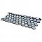 Hudson 1" Hex Frost Blue 11-7/8" x 13-1/4" Porcelain Mosaic Tile - Case of 10 Pieces - 11.2 Square Feet Per Case